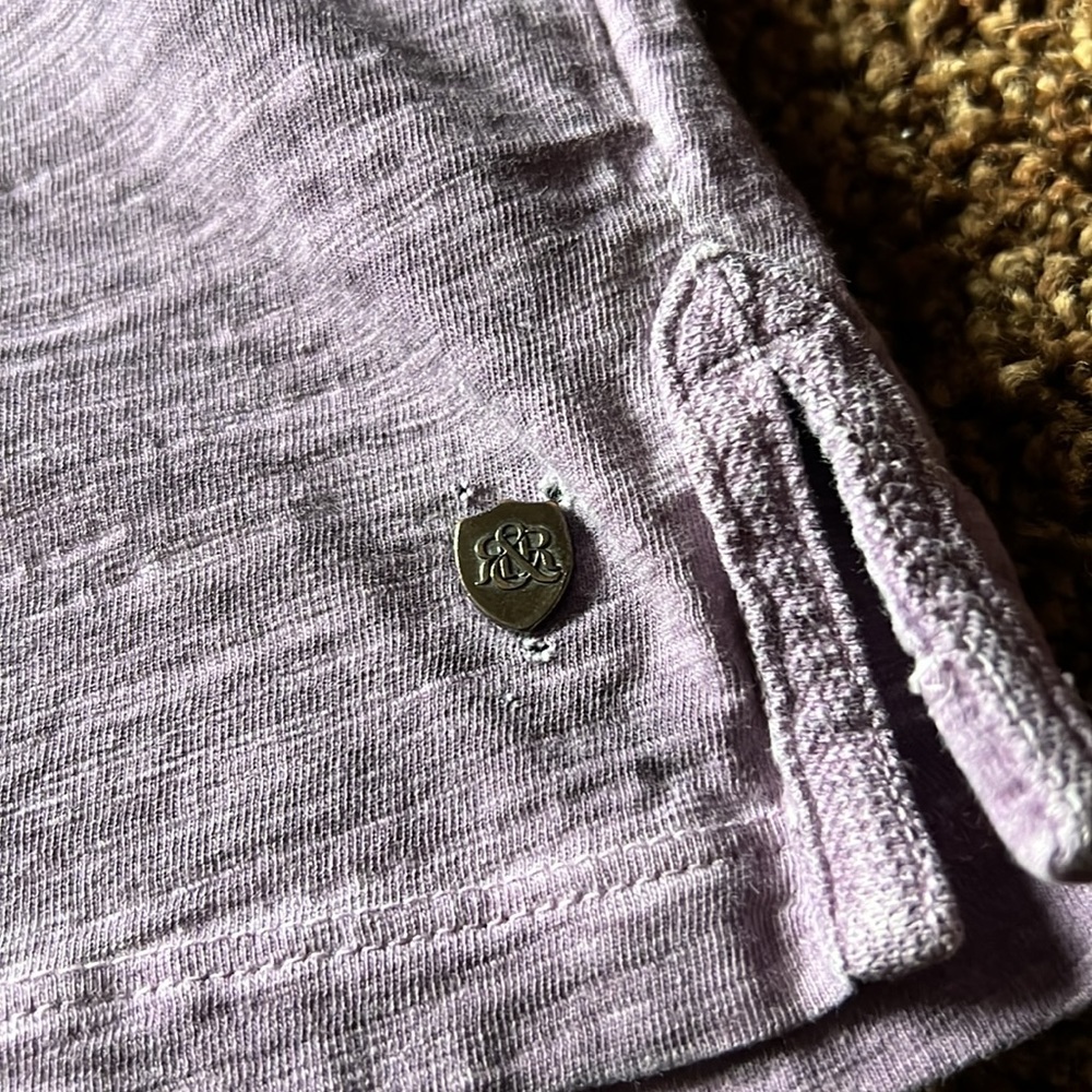 Rock and Rep men’s polo shirt, distressed lavender color - Picture 2 of 4